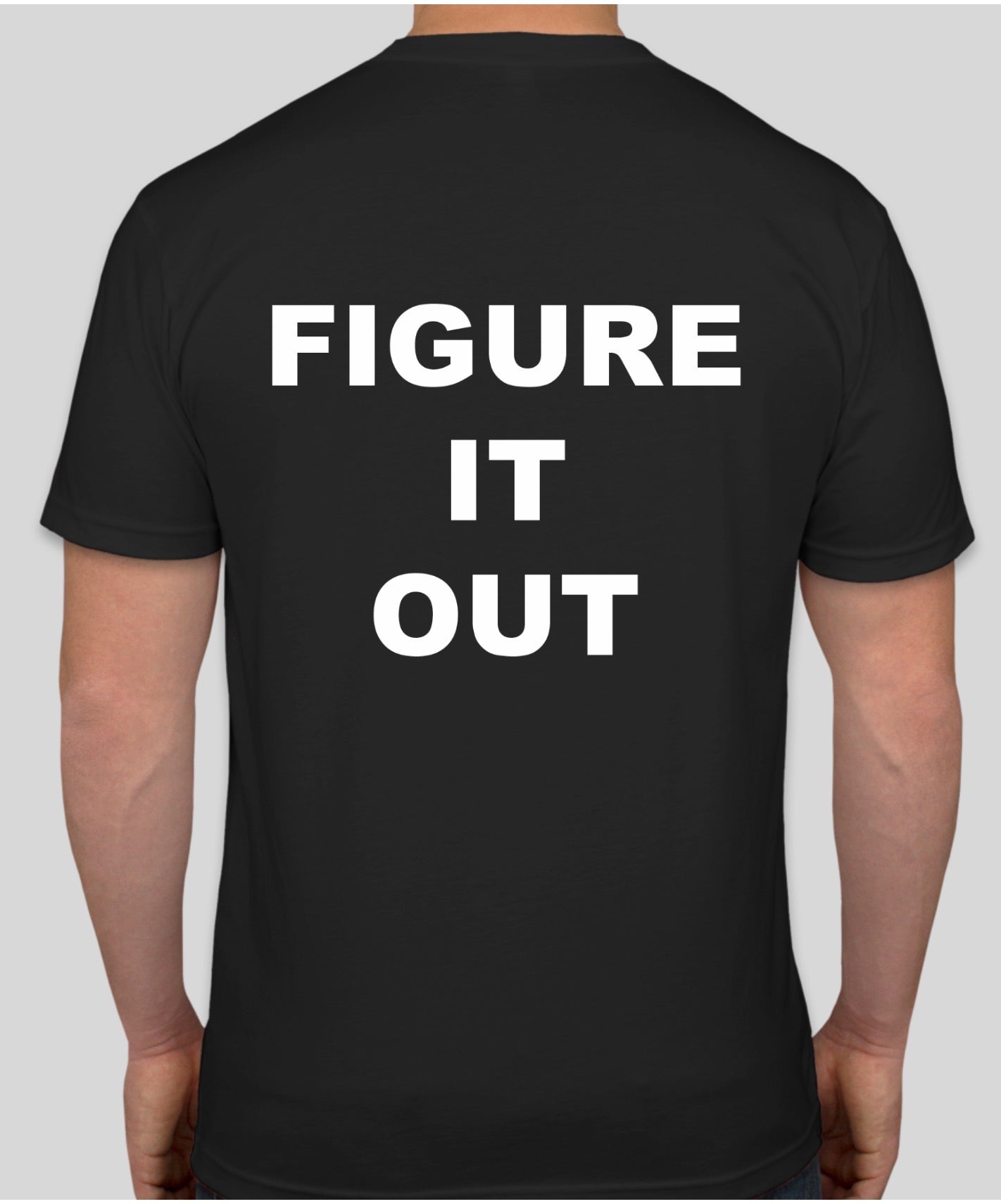 Figure It Out Basic Tee - Dark